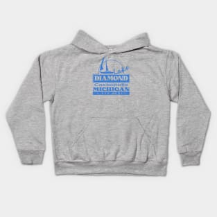 Diamond Lake Michigan Kids Hoodie